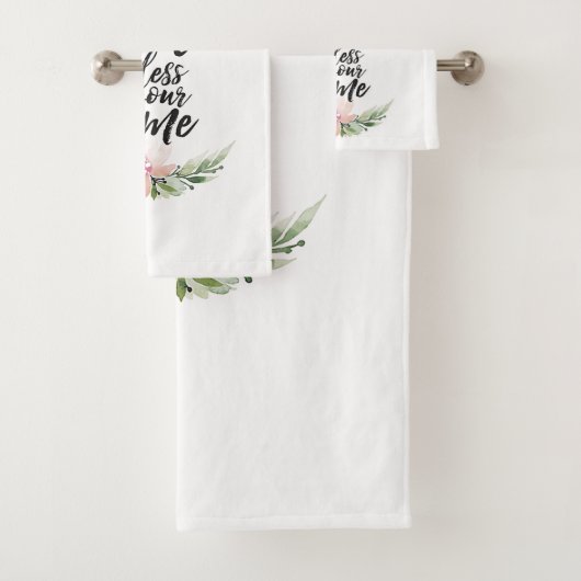 Gott segne unsere Zuhause Badhandtuch Set (Insitu)