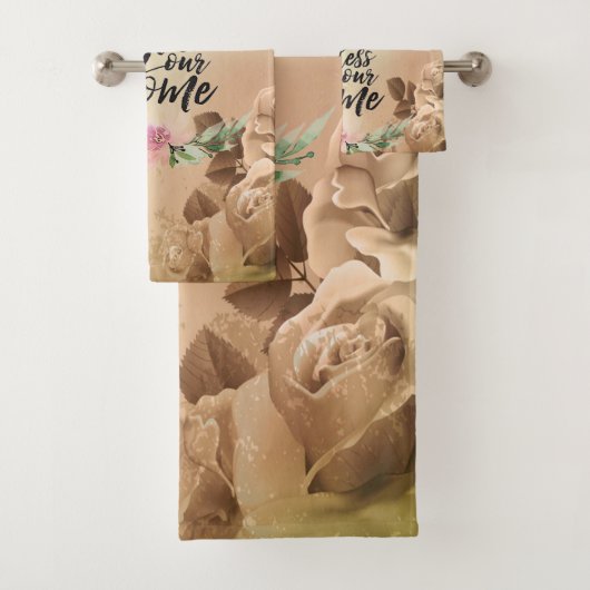 Gott segne unsere Zuhause Badhandtuch Set (Insitu)