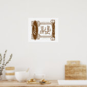 Gott segne unsere Zuhause-Custom-Poster Poster (Küche)