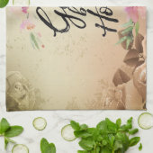 Gott segne unsere Zuhause Geschirrtuch (Gefaltet)