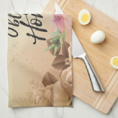 Gott segne unsere Zuhause Geschirrtuch (Viertel Falte)