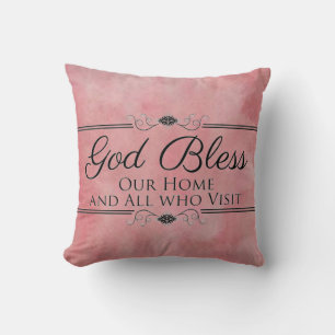 Gott segne unsere Zuhause Kissen