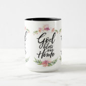 Gott segne unsere Zuhause Tasse (Zentrum)
