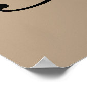 Gott segne unsere Zuhause Wall Art Deco Poster (Ecke)