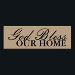 Gott segne unsere Zuhause Wall Art Deco Poster<br><div class="desc">Gott segne unsere Zuhause Wand Kunstdekoration.</div>