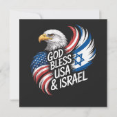 Gott segne USA Israel (Rückseite)