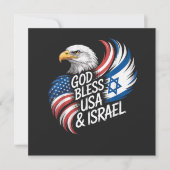 Gott segne USA Israel (Vorderseite)