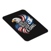 Gott segne USA Israel Magnet (Rechte Seite)