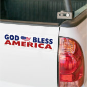 Gott segnen Amerika Autoaufkleber (Auf Lkw)