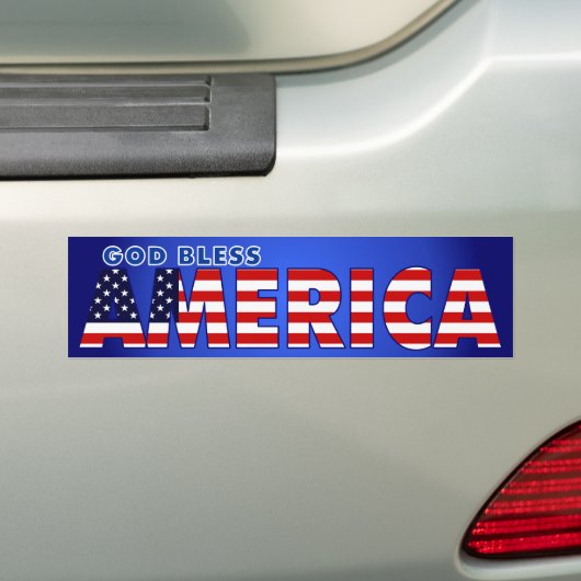 Gott segnen Amerika Autoaufkleber (Auf Auto)