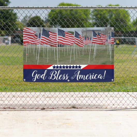 Gott segnen Amerika Banner (Insitu)