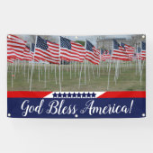 Gott segnen Amerika Banner (Horizontal)