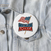 Gott segnen Amerika Button (Beispiel)