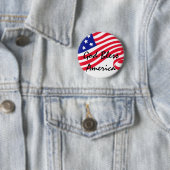 Gott segnen Amerika Button (Beispiel)
