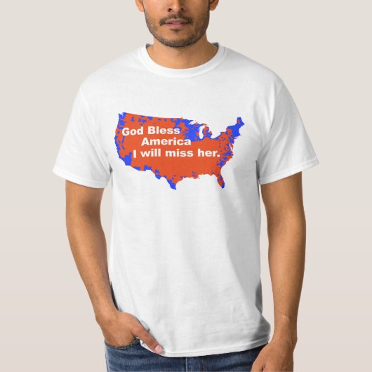Gott segnen Amerika, ich verfehlt sie - Wahl 2012 T-Shirt (Vorderseite)