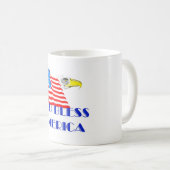 Gott segnen Amerika Kaffeetasse (VorderseiteRechts)