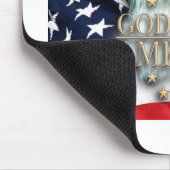 Gott segnen Amerika-Mausunterlage Mousepad (Ecke)