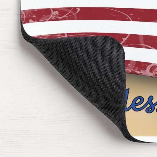 Gott segnen Amerika Mousepad (Ecke)
