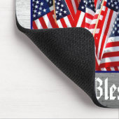 Gott segnen Amerika Mousepad (Ecke)