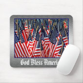 Gott segnen Amerika Mousepad (Mit Mouse)