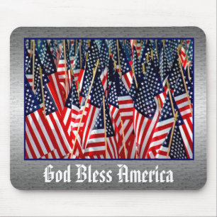 Gott segnen Amerika Mousepad