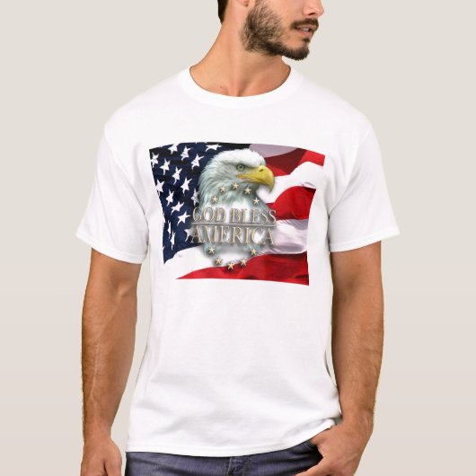 Gott segnen Amerika-T - Shirt (Vorderseite)