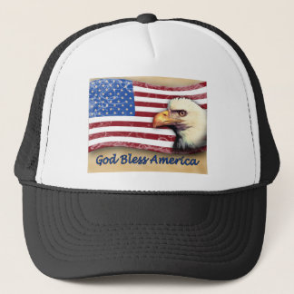 Gott segnen Amerika Truckerkappe