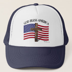 GOTT SEGNEN AMERIKA TRUCKERKAPPE