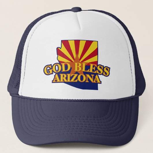 Gott segnen Arizona Truckerkappe (Vorderseite)
