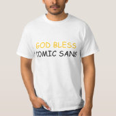 Gott segnen Comic ohne T-Shirt (Vorderseite)