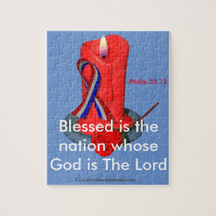 Gott segnen das USA-Band Puzzle