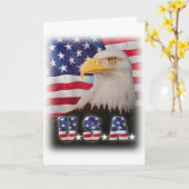 Gott segnen das USA! Karte (Gelbe Blume)