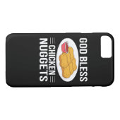 Gott segnen Huhn-Nugget-Huhn-Nugget Case-Mate iPhone Hülle (Rückseite (Horizontal))