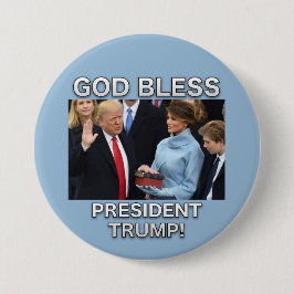 Gott segnen Präsidenten Trump Button