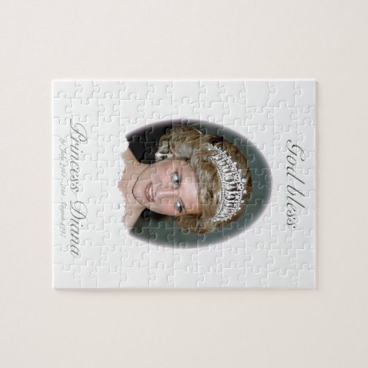 Gott segnen Prinzessin Diana - Erinnerung Puzzle (Horizontal)