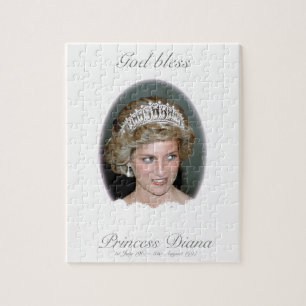 Gott segnen Prinzessin Diana - Erinnerung Puzzle