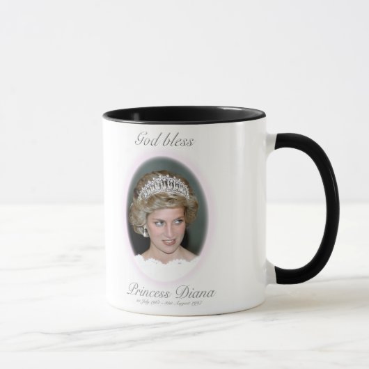 Gott segnen Prinzessin Diana Tasse (Rechts)