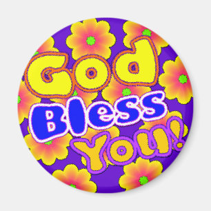 Gott segnen Sie!  Magnet