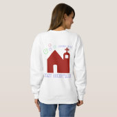 Gott segnen sweatshirt (Schwarz voll)