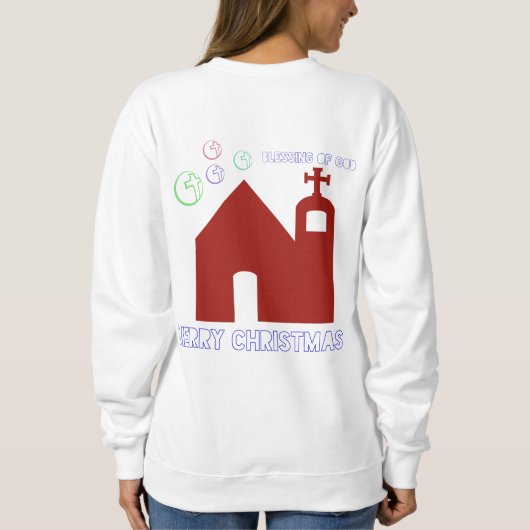 Gott segnen sweatshirt (Rückseite)