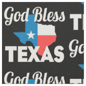 Gott segnen Texas Stoff (Nahaufnahme)