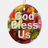 Gott segnen uns keramikornament (Links)