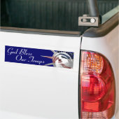 Gott segnen unsere Truppen Autoaufkleber (Auf Lkw)