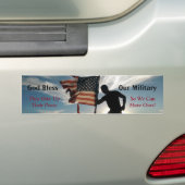 Gott segnen unseren MilitärAutoaufkleber Autoaufkleber (Auf Auto)