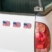 Gott segnen USA Autoaufkleber (Auf Lkw)