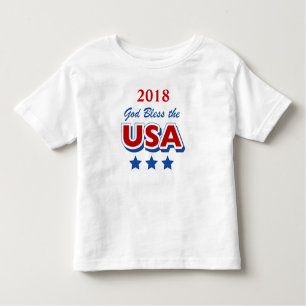 Gott segnen USA datierte Kleinkind-T-Shirt Kleinkind T-shirt