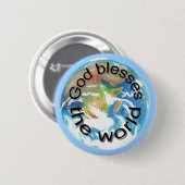 Gott segnet die Welt, Knöpfe Button (Vorne & Hinten)