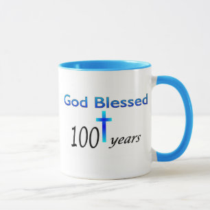 Gott segnete 100 Jahre Geburtstagsgeschenk Tasse