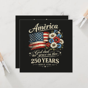 Gott segnete dich mit seiner Gnade USA 250. Jubilä