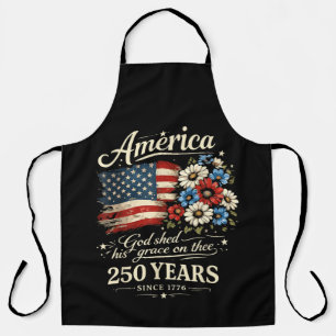 Gott segnete dich mit seiner Gnade USA 250. Jubilä Schürze